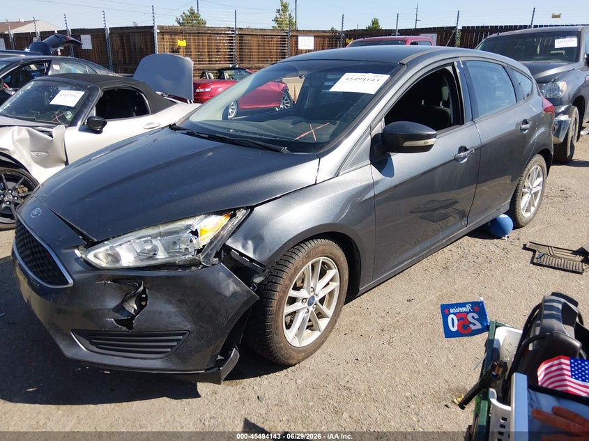 Vin: 1fadp3k27hl210821, lot: 45992341, ford focus se 20172