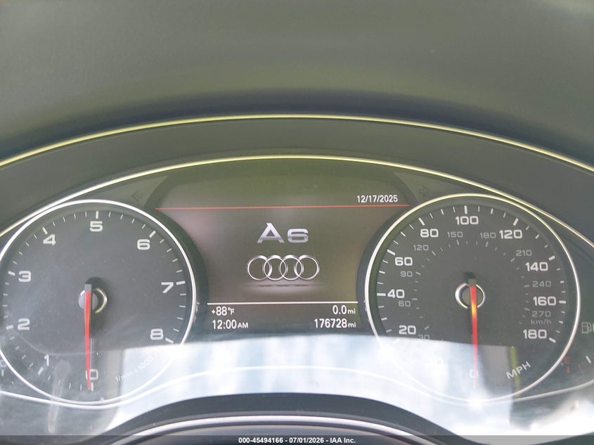 AUDI A6 2013 VIN WAUDFAFC4DN154014