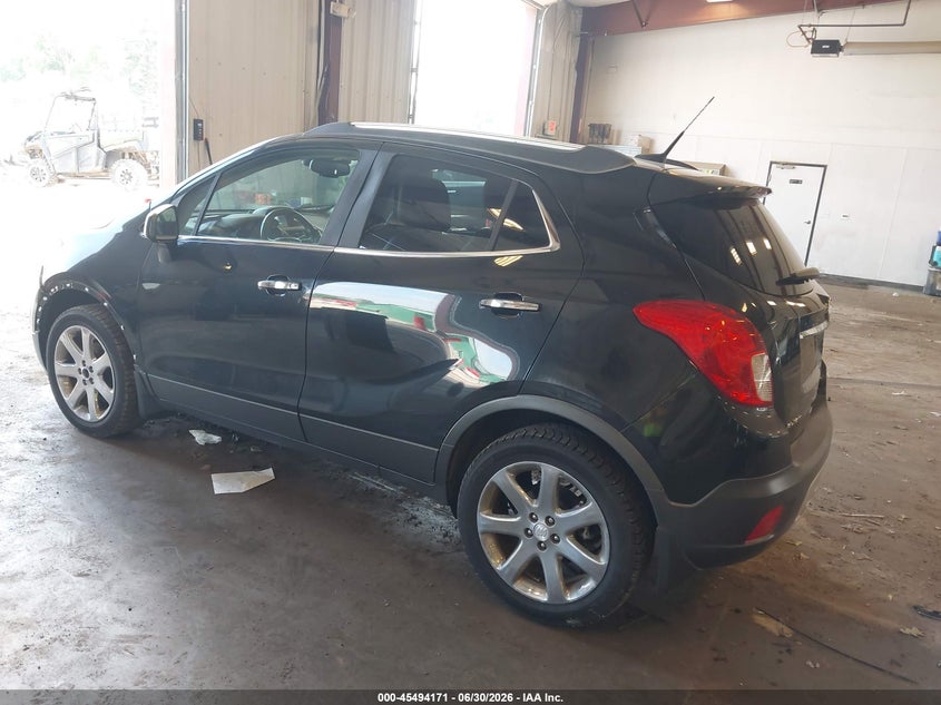 Vin: kl4cjgsb1db173645, lot: 45992368, buick encore leather 20133