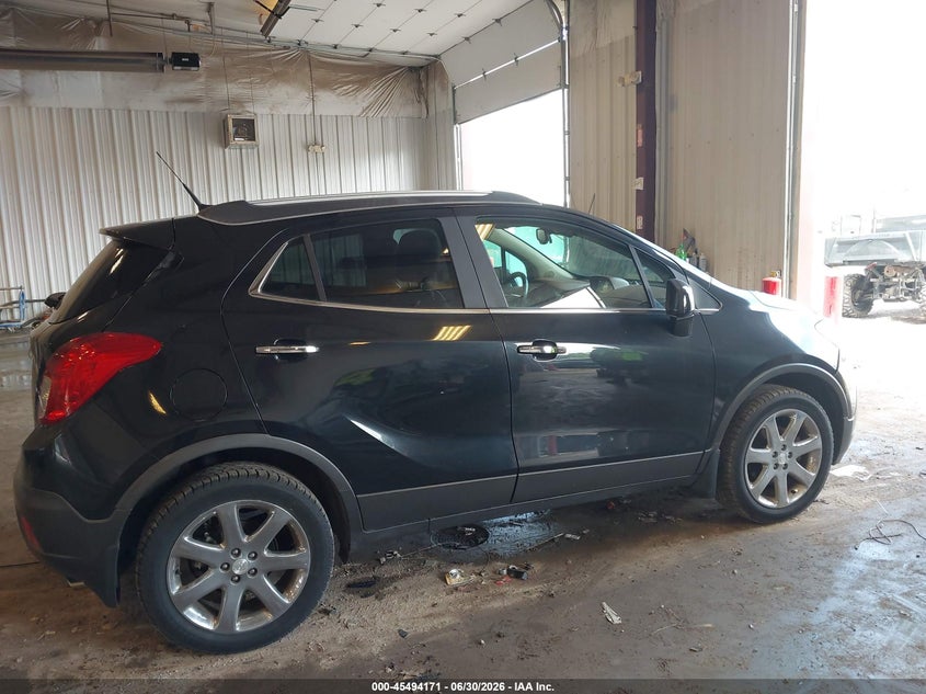 Vin: kl4cjgsb1db173645, lot: 45992368, buick encore leather 20134