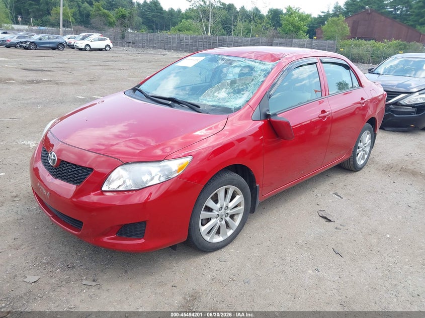 2009 Toyota Corolla, Левый бок, IAAI, VIN 2T1BU40E39C045291 — фото 2