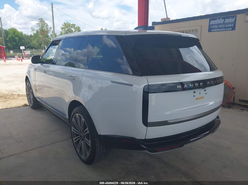 2025 LAND ROVER RANGE ROVER auction photo 3