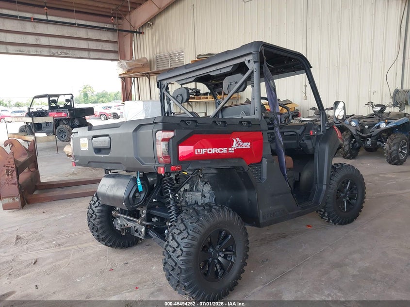 2025 CF MOTO UFORCE auction photo 4