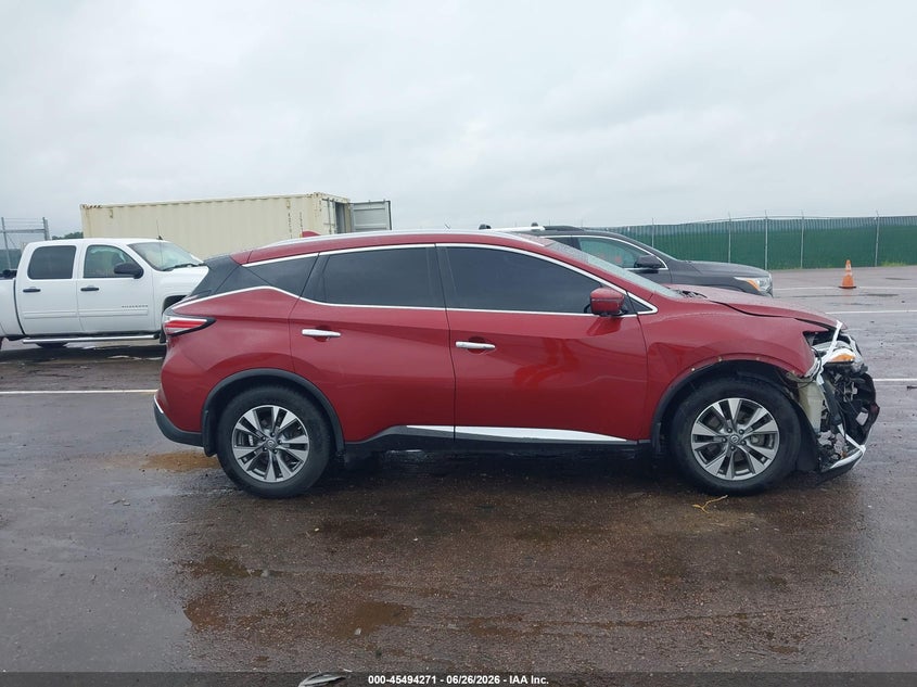 2017 Nissan Murano Sl VIN: 5N1AZ2MH6HN182562 Lot: 45494271