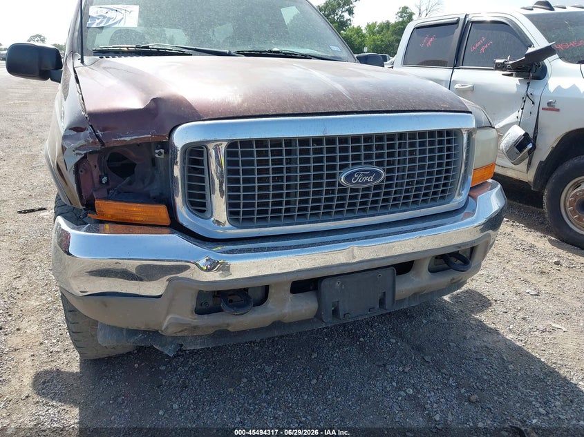 2000 Ford Excursion Limited VIN: 1FMNU42S5YEE35204 Lot: 45494317