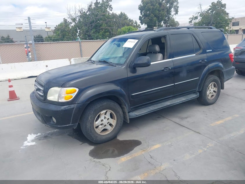2001 Toyota Sequoia Limited V8 5TDZT38A31S011201 photo 1