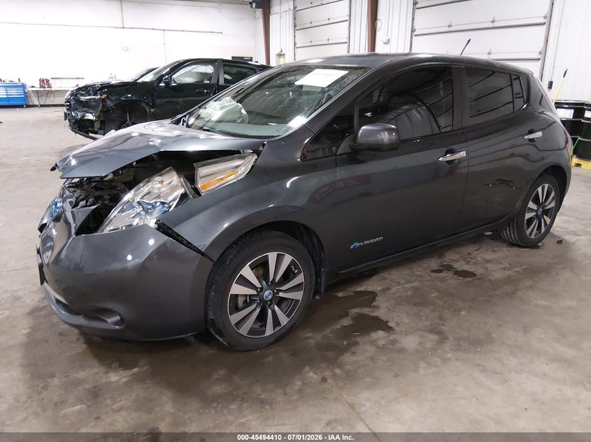 Vin: 1n4az0cp5dc411908, lot: 45992608, nissan leaf sl 20132