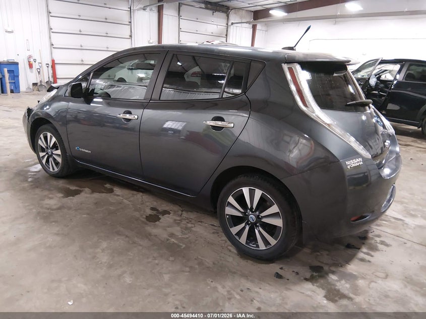 Vin: 1n4az0cp5dc411908, lot: 45992608, nissan leaf sl 20133