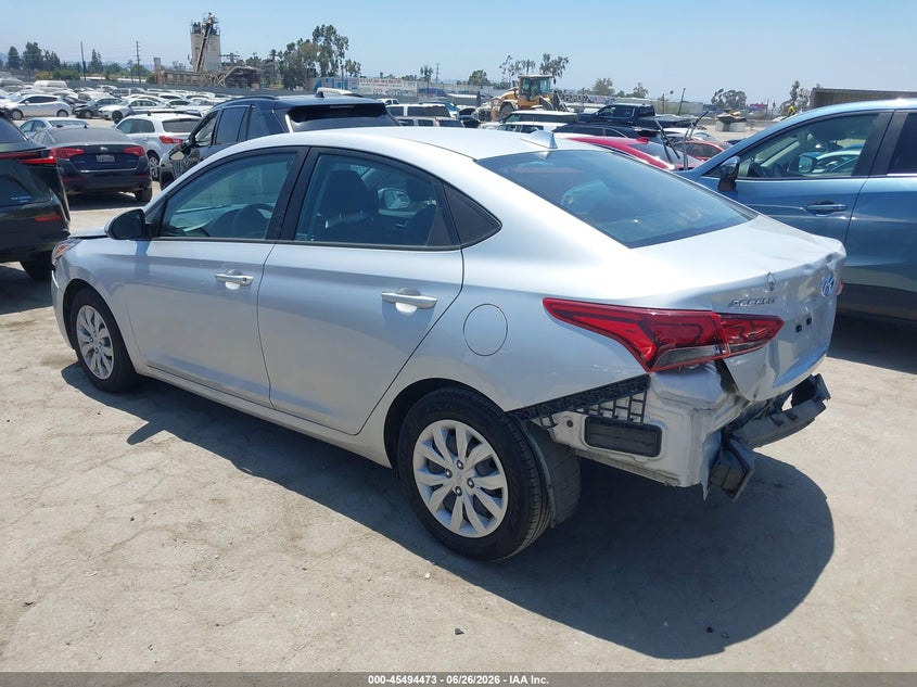 2021 HYUNDAI ACCENT SEDAN 1.6L I-4 DI, DOHC, VVT, 120HP