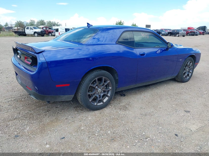 Vin: 2c3cdzgg8jh256672, lot: 45992694, dodge challenger gt awd 20184