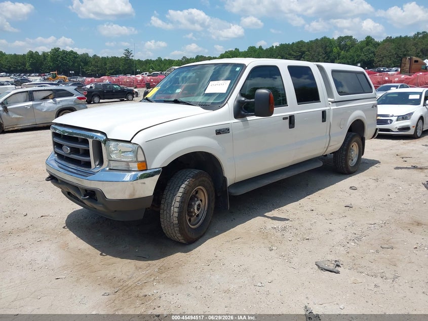 2004 Ford F250, Удар сзади, IAAI, VIN 1FTNW21L04ED56367 — фото 2