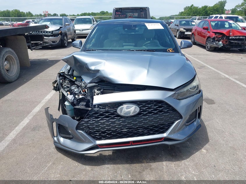 2019 Hyundai Veloster Turbo Ultimate VIN: KMHTH6AB8KU006726 Lot: 45494524