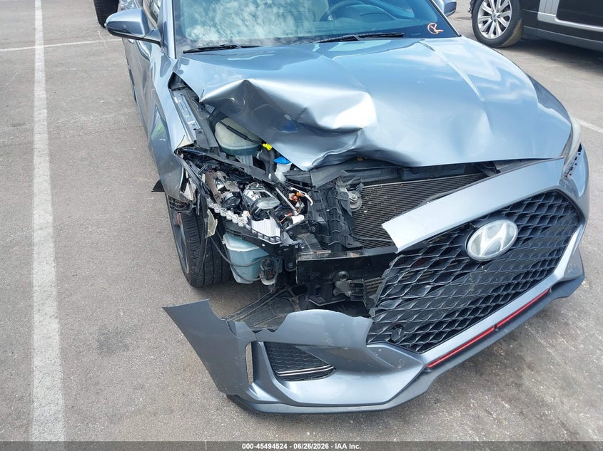 2019 Hyundai Veloster Turbo Ultimate VIN: KMHTH6AB8KU006726 Lot: 45494524