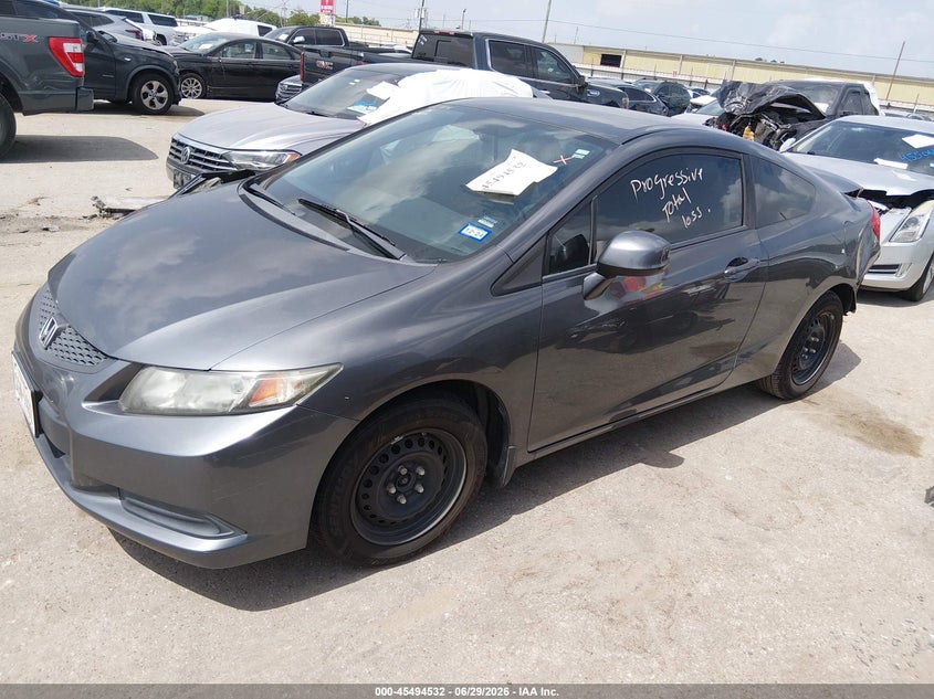 2013 Honda Civic, Удар ззаду, IAAI, VIN 2HGFG3B50DH526146 — фото 2