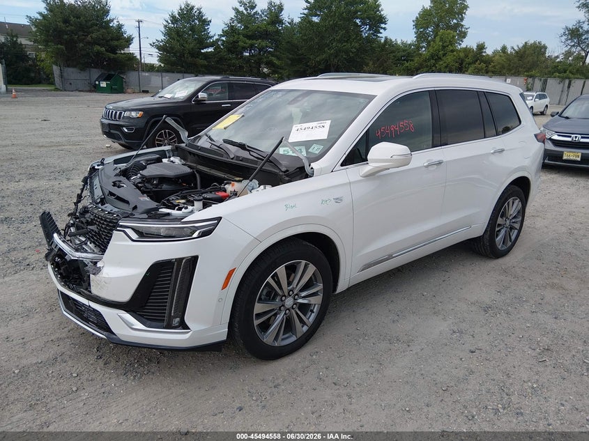 Vin: 1gykpdrs8nz131710, lot: 45992755, cadillac xt6 awd premium luxury 20222