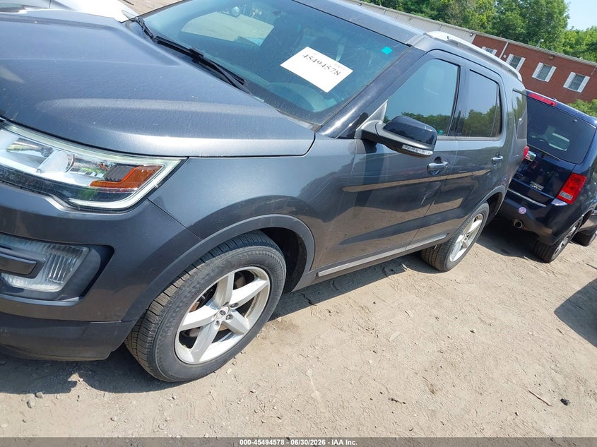 Vin: 1fm5k8d87hga91314, lot: 45992775, ford explorer xlt 20172
