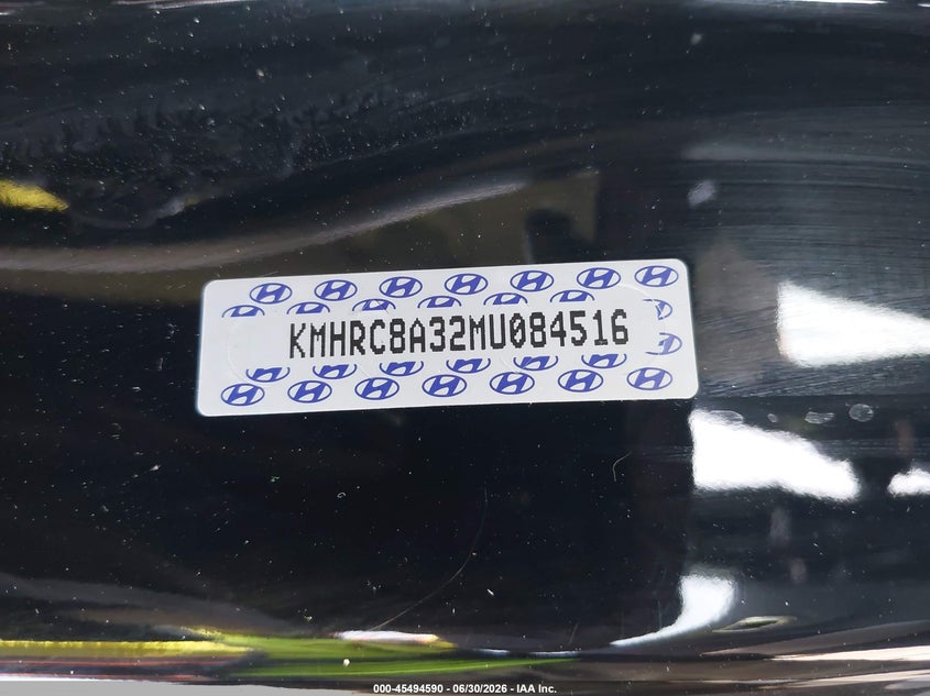 2021 Hyundai Venue Sel VIN: KMHRC8A32MU084516 Lot: 45494590