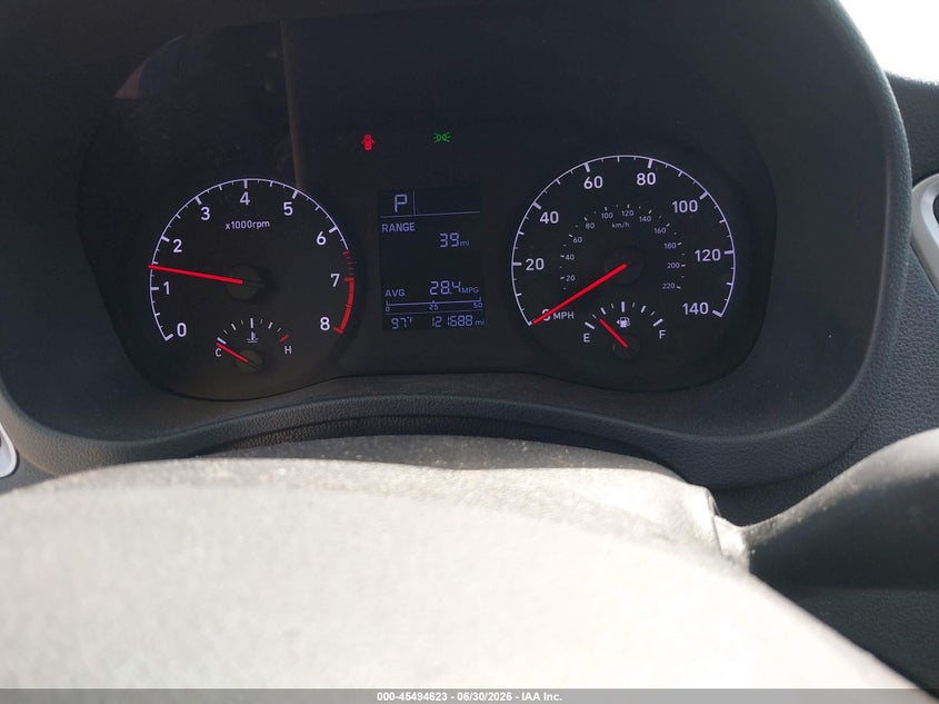 2019 HYUNDAI ACCENT SEDAN 1.6L I-4 DI, DOHC, VVT, 130HP