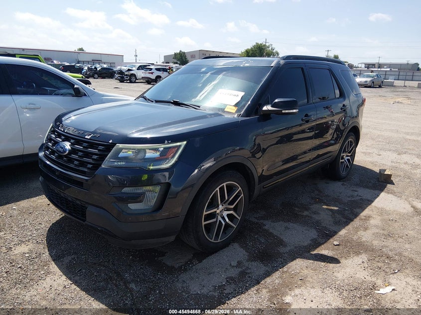 Vin: 1fm5k8gt9hgb14169, lot: 45992865, ford explorer sport 20172