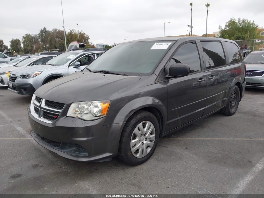 2016 Dodge Grand Caravan Se 2C4RDGBG9GR262730 photo 1