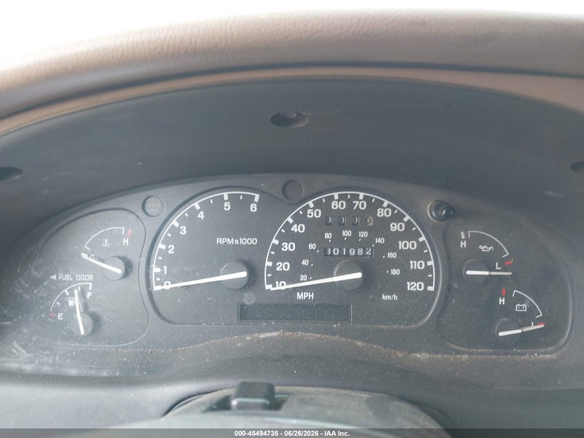 1999 MAZDA B2500 SE/SX/TL TRUCK 2.5L I-4 119HP