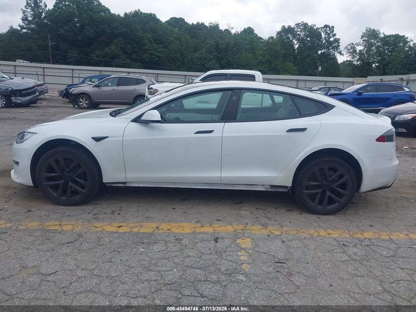 2021 Tesla Model S Long Range Dual Motor All-Wheel Drive VIN: 5YJSA1E53MF451690 Lot: 45494746