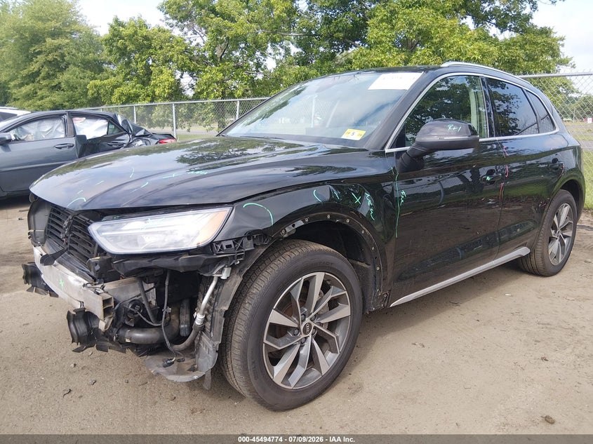 Vin: wa1baafy6m2086637, lot: 45992971, audi q5 premium plus 45 tfsi quattro s tronic 20212