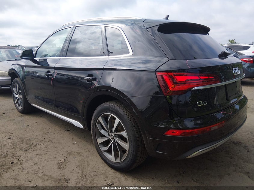 Vin: wa1baafy6m2086637, lot: 45992971, audi q5 premium plus 45 tfsi quattro s tronic 20213