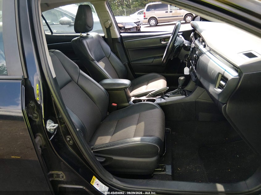 2016 TOYOTA COROLLA SEDAN 1.8L I-4 DOHC, VVT, 132HP