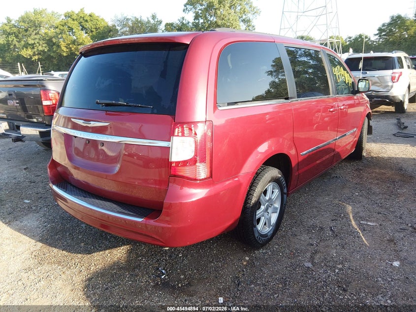 Vin: 2c4rc1bg2cr188576, lot: 45993091, chrysler town & country touring 20124
