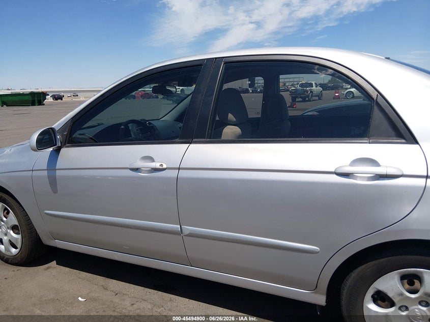 2008 KIA SPECTRA SEDAN 2.0L I-4 DOHC, VVT, 138HP