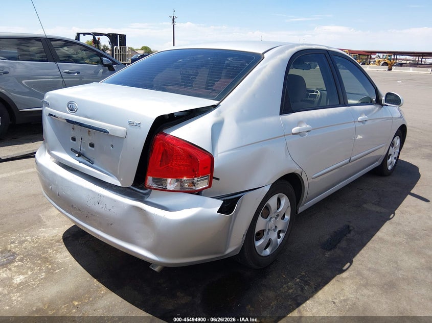 2008 KIA SPECTRA SEDAN 2.0L I-4 DOHC, VVT, 138HP