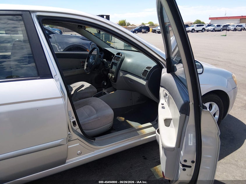 2008 KIA SPECTRA SEDAN 2.0L I-4 DOHC, VVT, 138HP