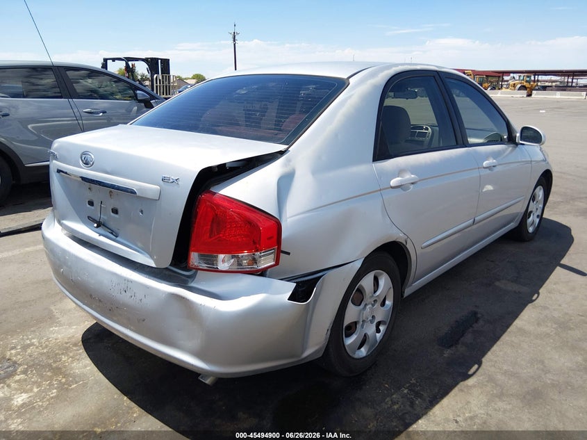 2008 KIA SPECTRA SEDAN 2.0L I-4 DOHC, VVT, 138HP