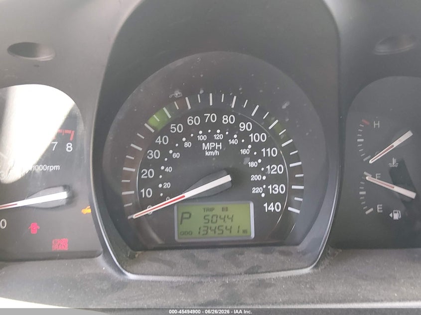 2008 KIA SPECTRA SEDAN 2.0L I-4 DOHC, VVT, 138HP