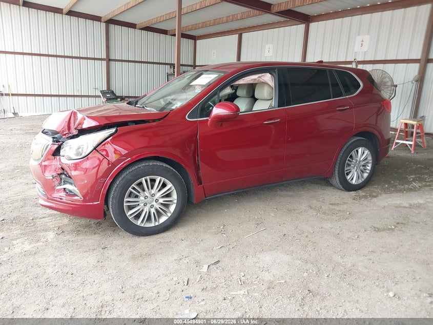 Vin: lrbfxbsa9jd008694, lot: 45993098, buick envision preferred 20182