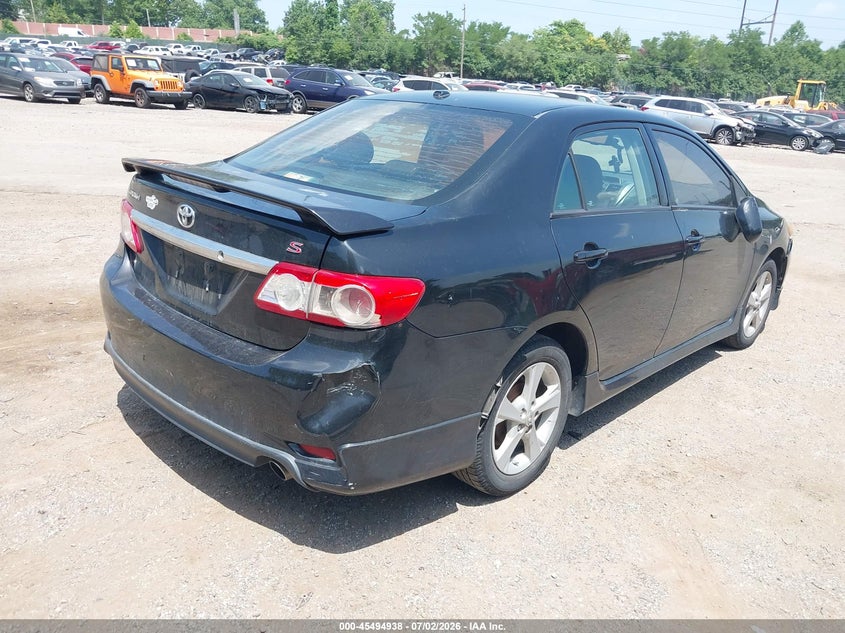 Vin: 2t1bu4ee6cc793615, lot: 45993135, toyota corolla s 20124