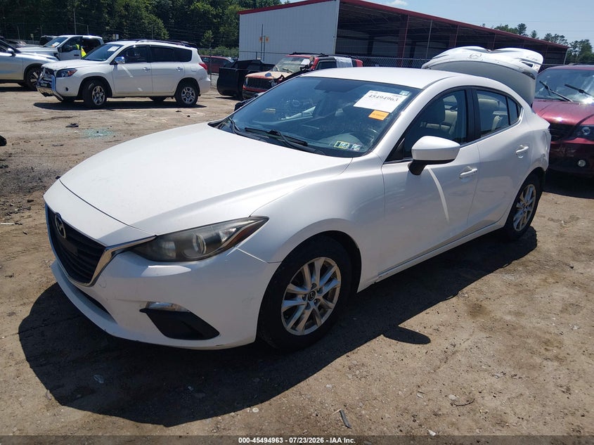 Vin: jm1bm1v76e1124915, lot: 45993160, mazda mazda3 i touring 20142