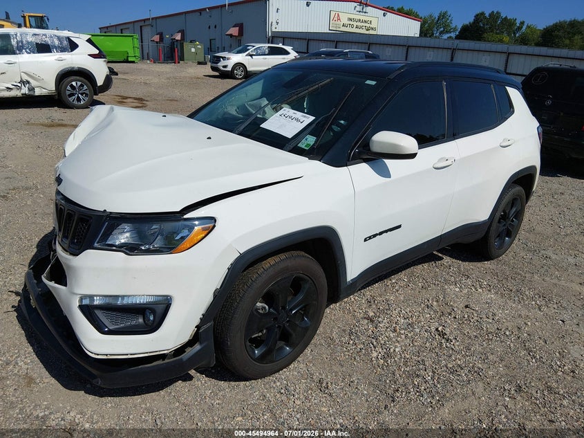 Vin: 3c4njcbb9lt102827, lot: 45993161, jeep compass altitude fwd 20202