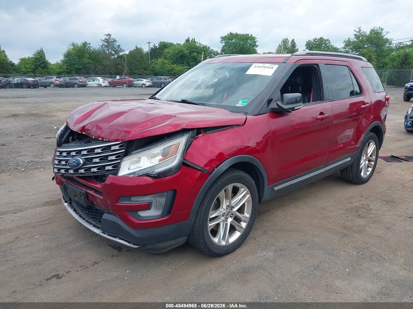 Vin: 1fm5k8d86hgc64966, lot: 45993164, ford explorer xlt 20172