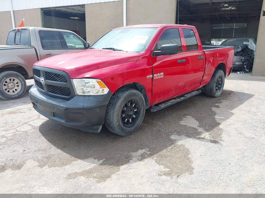 Vin: 1c6rr6ft7hs747622, lot: 45993239, ram 1500 tradesman  4x2 6'4 box 20172