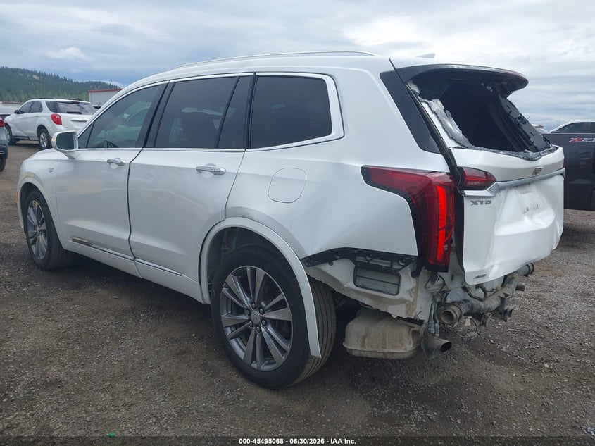 Vin: 1gykpfrs8lz187297, lot: 45993265, cadillac xt6 awd premium luxury 20203