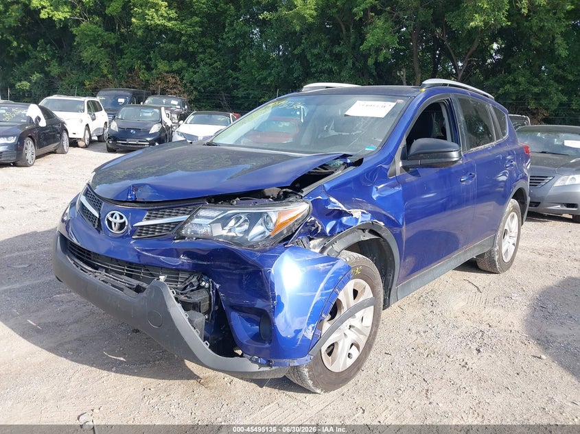 2014 Toyota RAV 4, Удар спереди, IAAI, VIN 2T3BFREV6EW219046 — фото 2