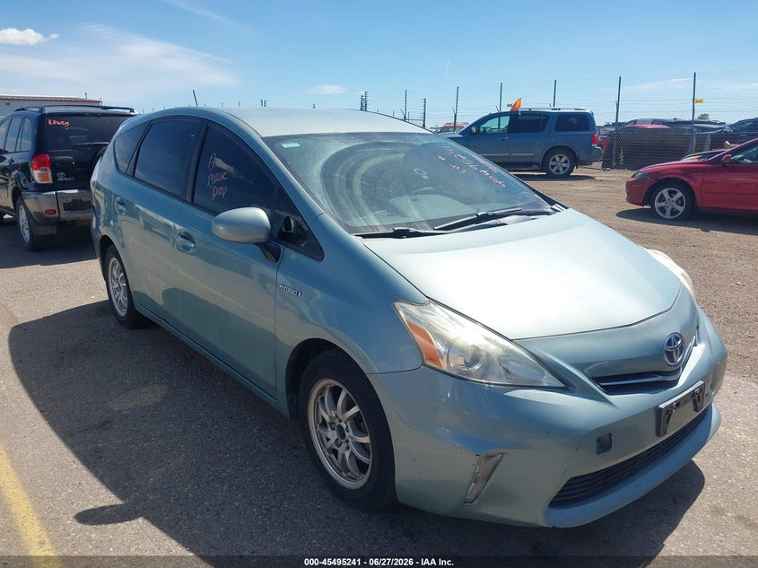 2014 TOYOTA PRIUS V (+) WAGON 1.8L I-4 DOHC, VVT, 98HP