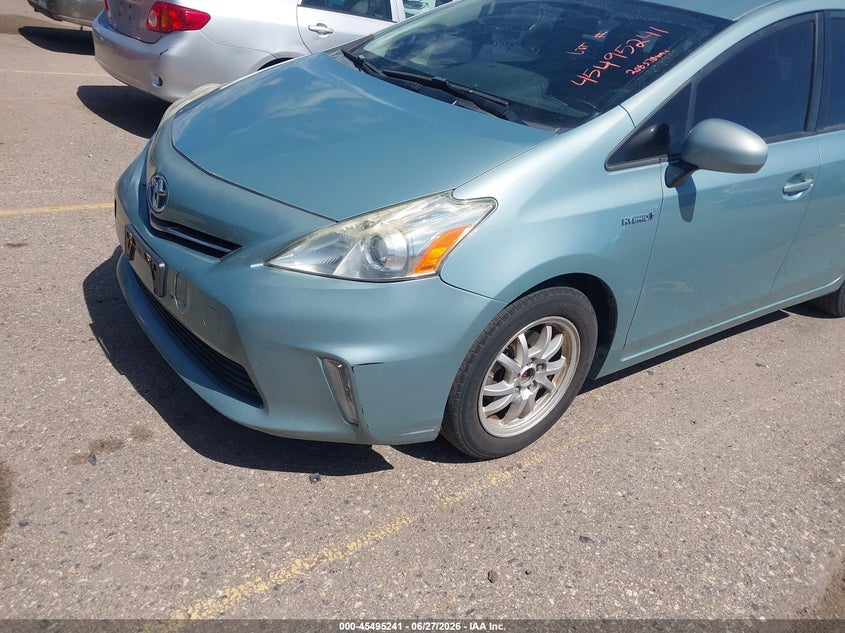 2014 TOYOTA PRIUS V (+) WAGON 1.8L I-4 DOHC, VVT, 98HP