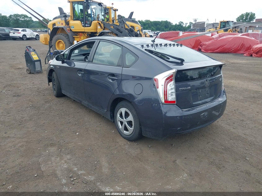 TOYOTA PRIUS 2012 VIN JTDKN3DU2C5468005