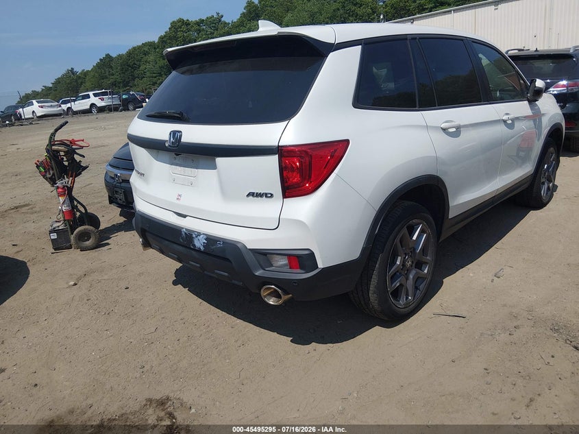 Vin: 5fnyf8h54nb012614, lot: 45993492, honda passport awd ex-l 20224