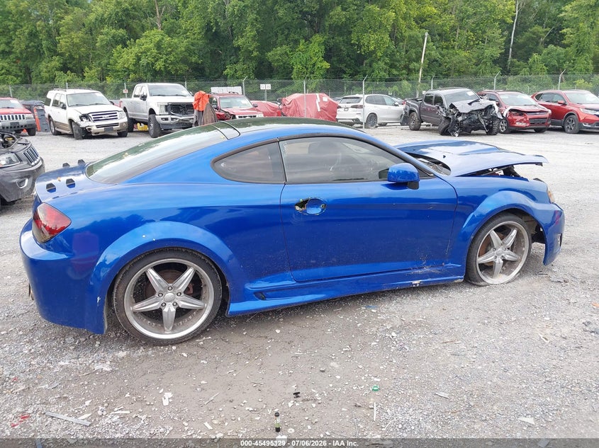 2003 Hyundai Tiburon Gt V6 VIN: KMHHN65F43U076222 Lot: 45495329