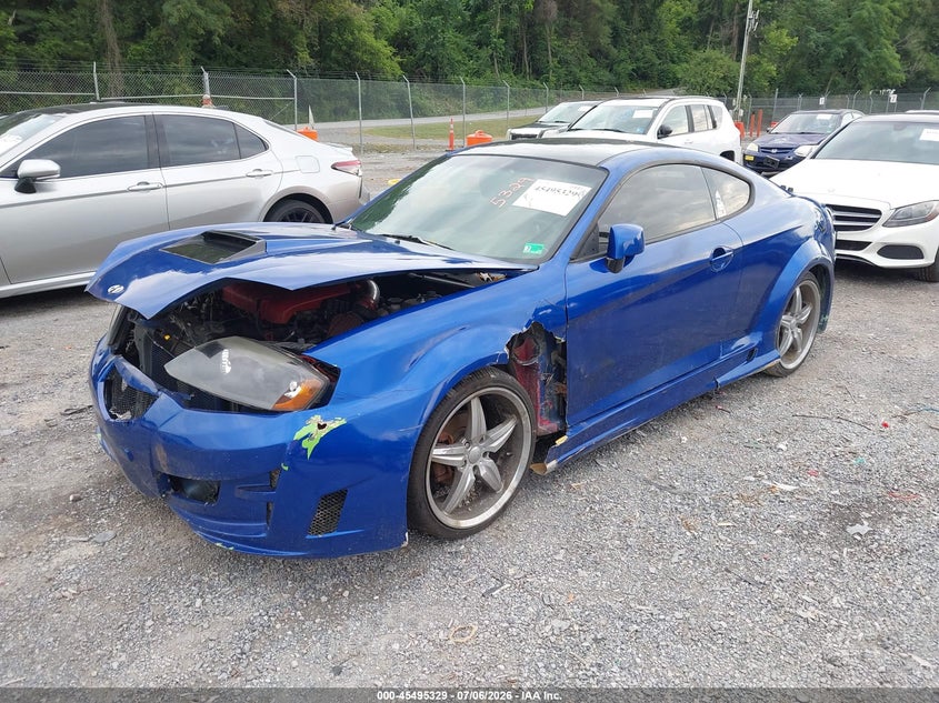 HYUNDAI TIBURON 2003 VIN KMHHN65F43U076222