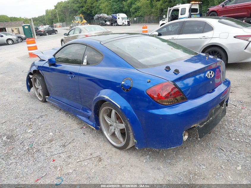 HYUNDAI TIBURON 2003 VIN KMHHN65F43U076222